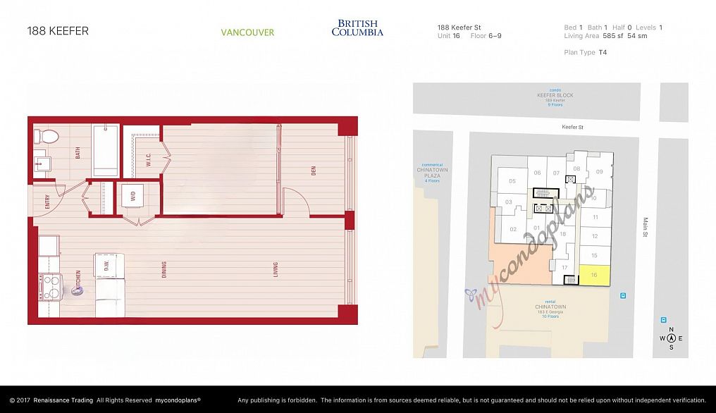 816 188 KEEFER STREET