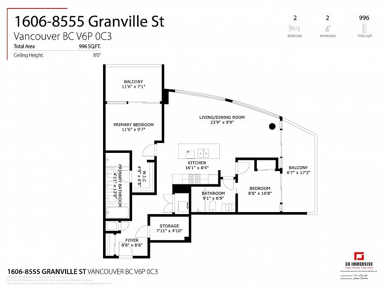 1606 8555 GRANVILLE STREET