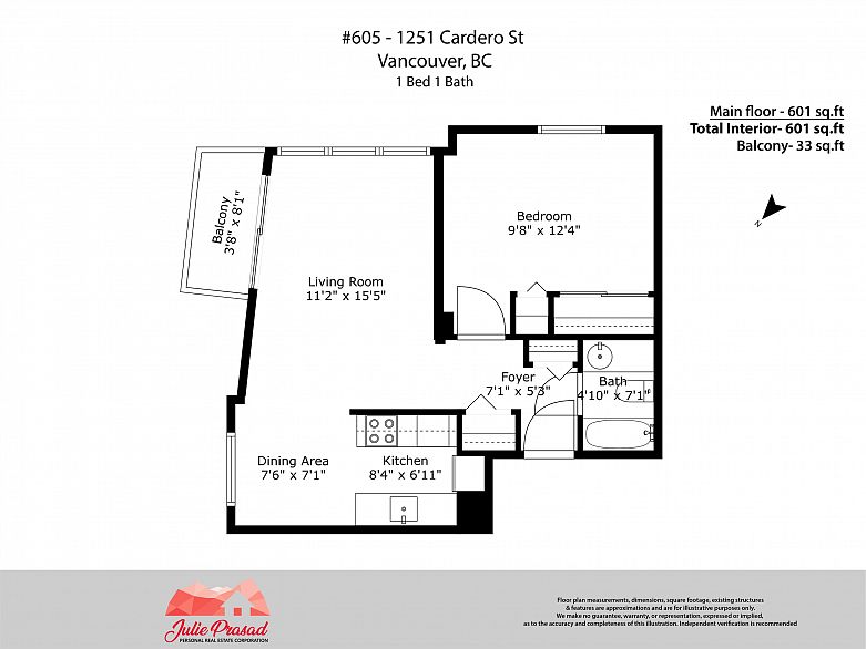 605 1251 Cardero Street