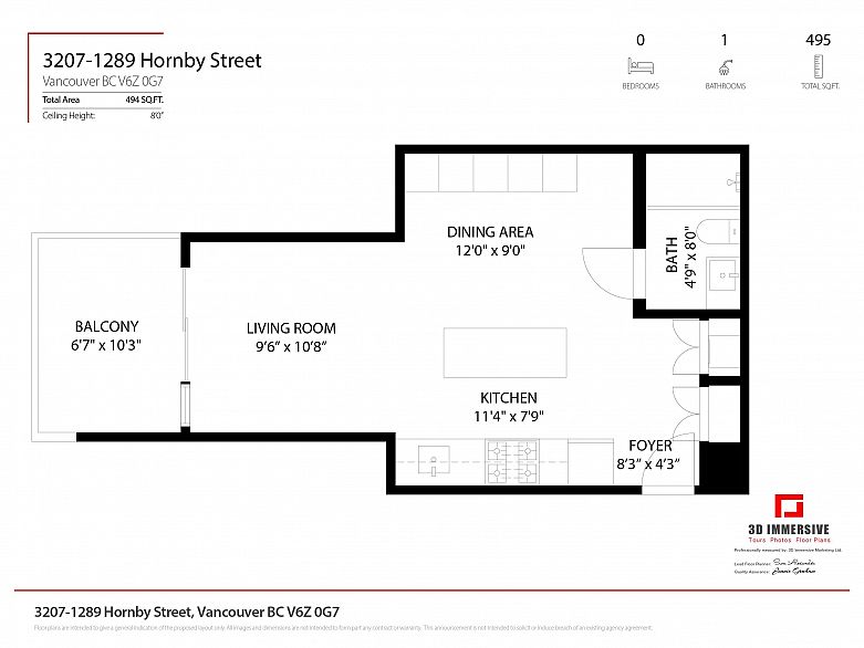 3207 1289 Hornby Street