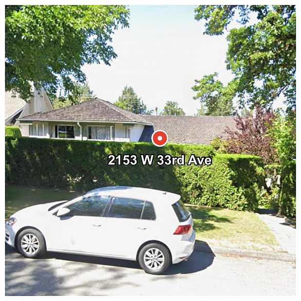 2153 W 33RD AVENUE, Vancouver BC V6M 1C1