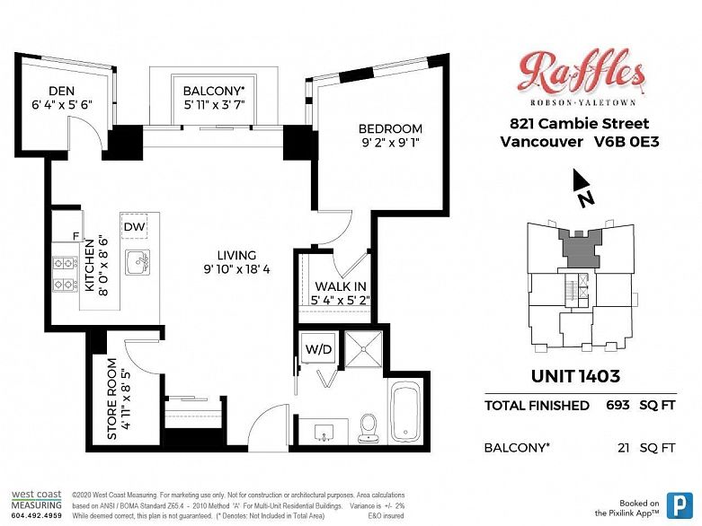 1403 821 Cambie Street