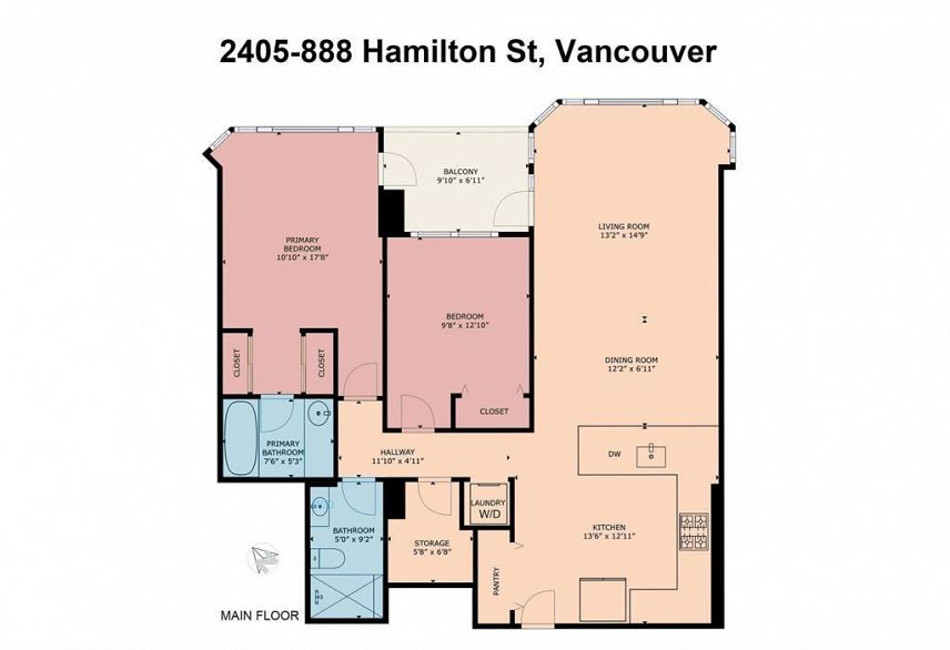 2405 888 Hamilton Street