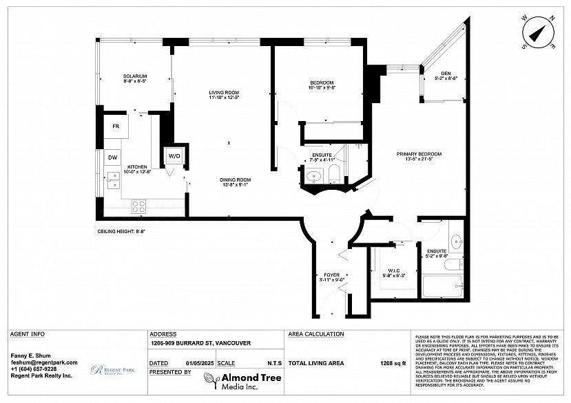 1206 909 Burrard Street