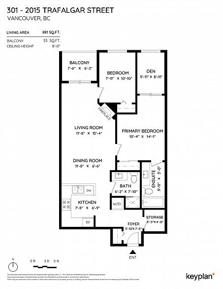 301 2015 Trafalgar Street