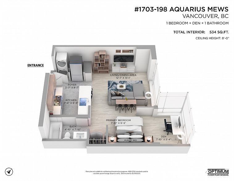 1703 198 Aquarius Mews