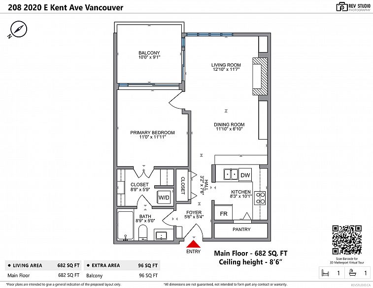 208 2020 E Kent Avenue South