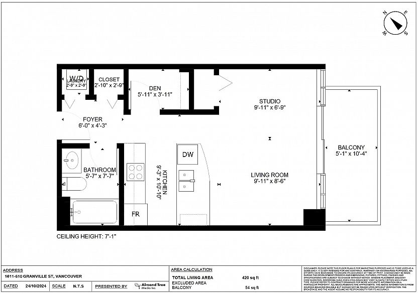 1611 610 Granville Street