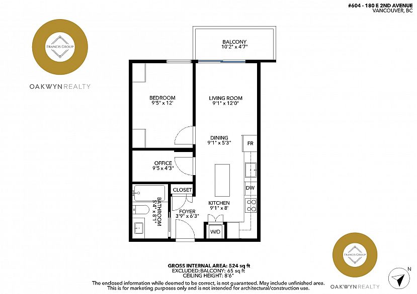 604 180 E 2nd Avenue