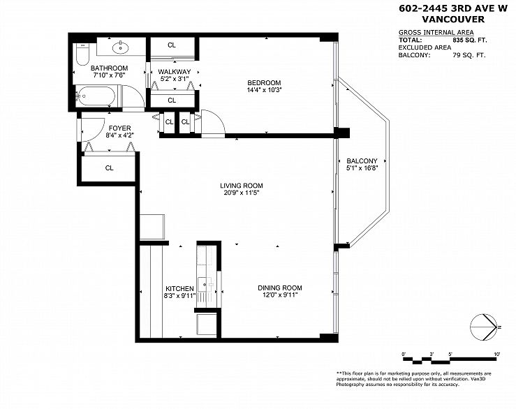 602 2445 W 3rd Avenue