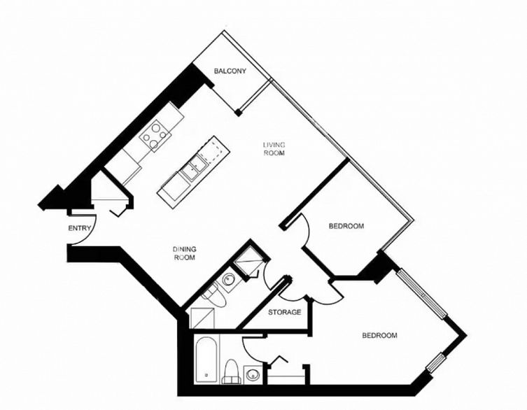 1705 907 BEACH AVENUE, Vancouver BC V6G 1Y3