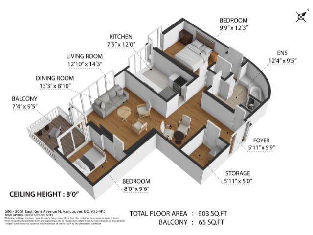 606 3061 E Kent Avenue North