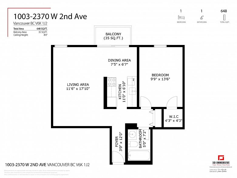 1003 2370 W 2nd Avenue