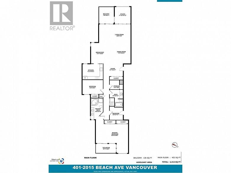 401 2015 BEACH AVENUE, Vancouver BC V6G 1Z3