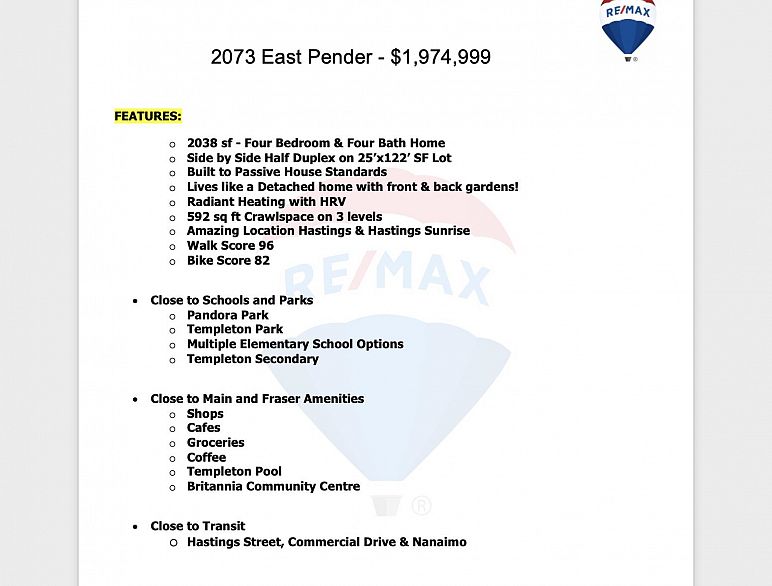 2073 E Pender Street