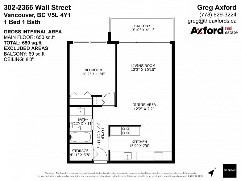 302 2366 Wall Street