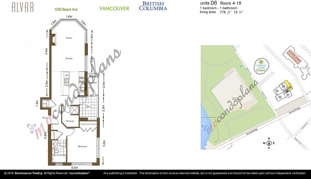 1506 1005 Beach Avenue