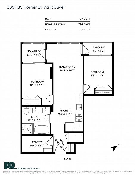 505 1133 Homer Street