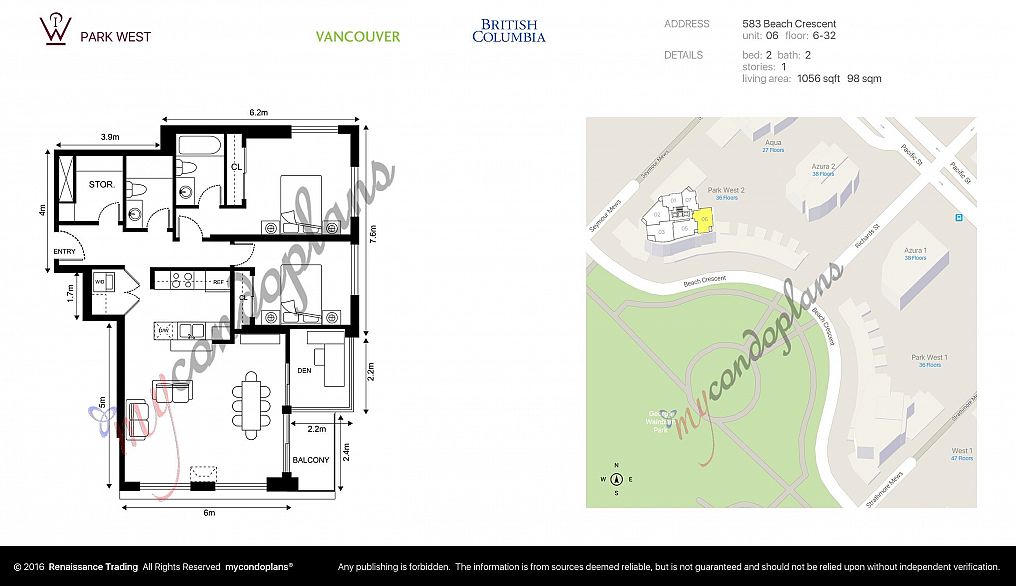 2606 583 Beach Crescent