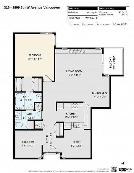 316 1890 W 6th Avenue