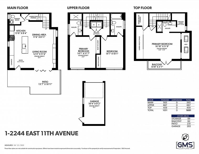 #1 2244 E 11th Avenue