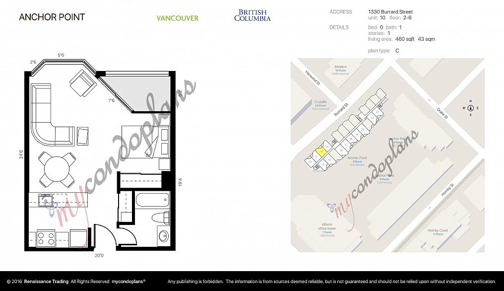 610 1330 Burrard Street