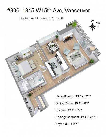 306 1345 W 15th Avenue