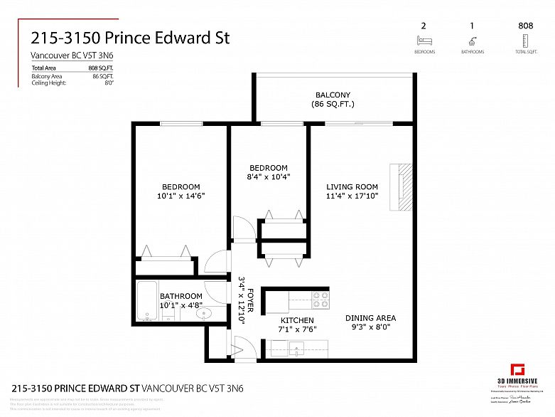 215 3150 Prince Edward Street