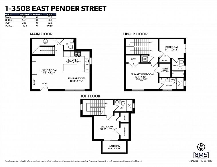 1 3508 E Pender Street