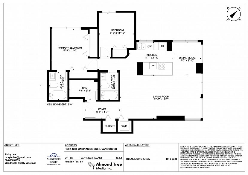 1602 1201 Marinaside Crescent