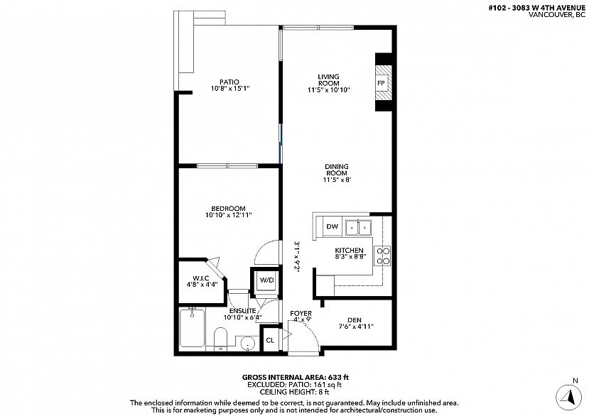 102 3083 W 4th Avenue