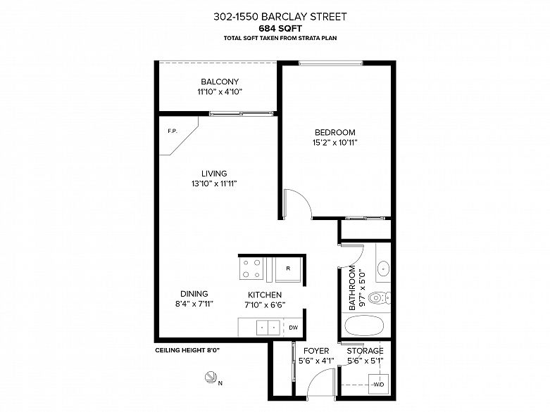 302 1550 Barclay Street