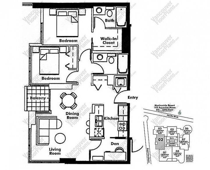2802 193 AQUARIUS MEWS, Vancouver BC V6Z 2Z2