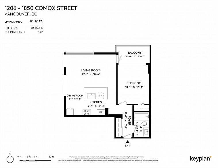 1206 1850 Comox Street