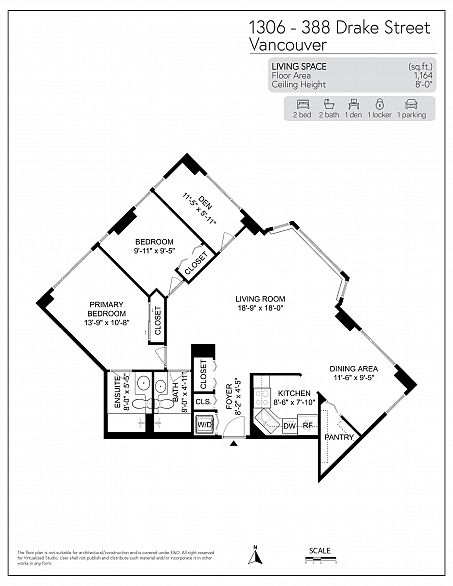 1306 388 Drake Street