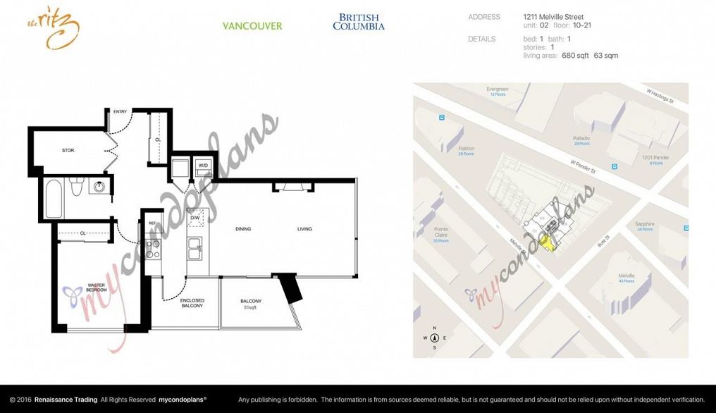 1602 1211 MELVILLE STREET, Vancouver BC V6E 0A7