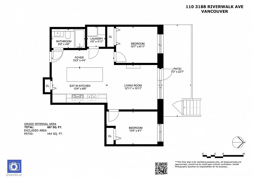 110 3188 Riverwalk Avenue