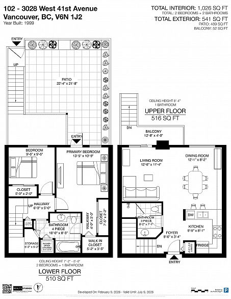 102 3028 W 41st Avenue