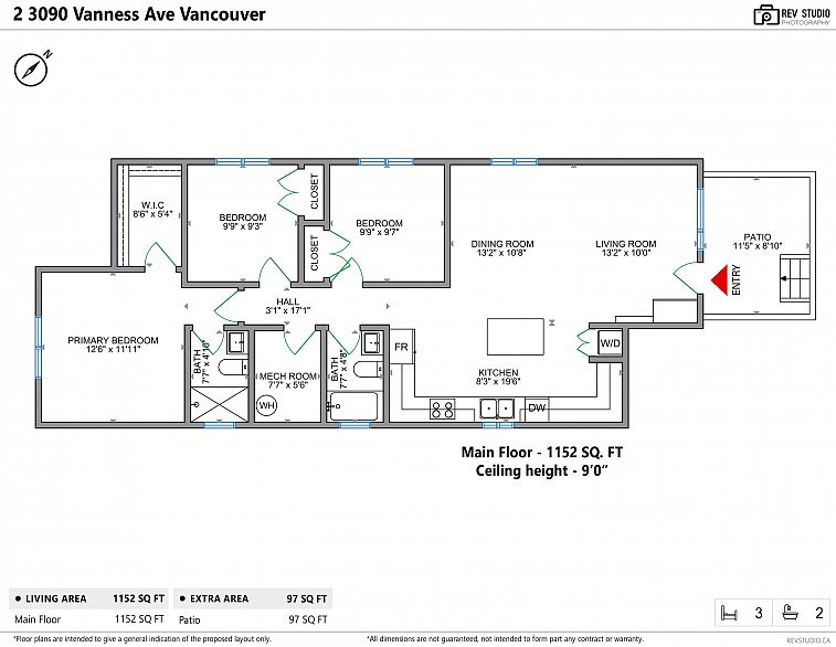 2 3090 Vanness Avenue