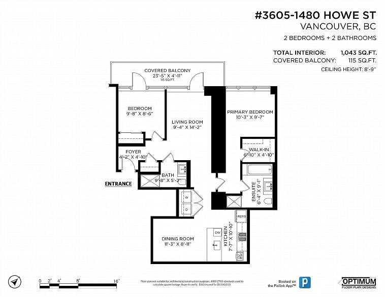 3605 1480 Howe Street