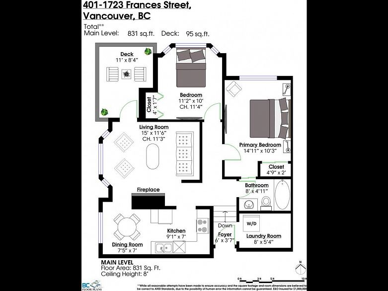 401 1723 Frances Street