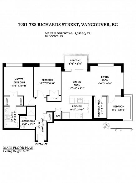 1901 788 RICHARD STREET, Vancouver BC V6B 0C7