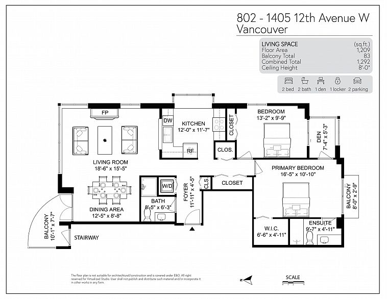 802 1405 W 12th Avenue