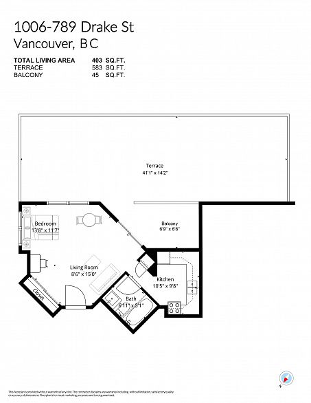 1006 789 Drake Street