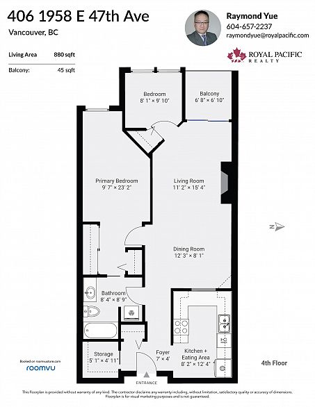 406 1958 E 47th Avenue