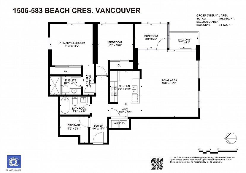 1506 583 Beach Crescent