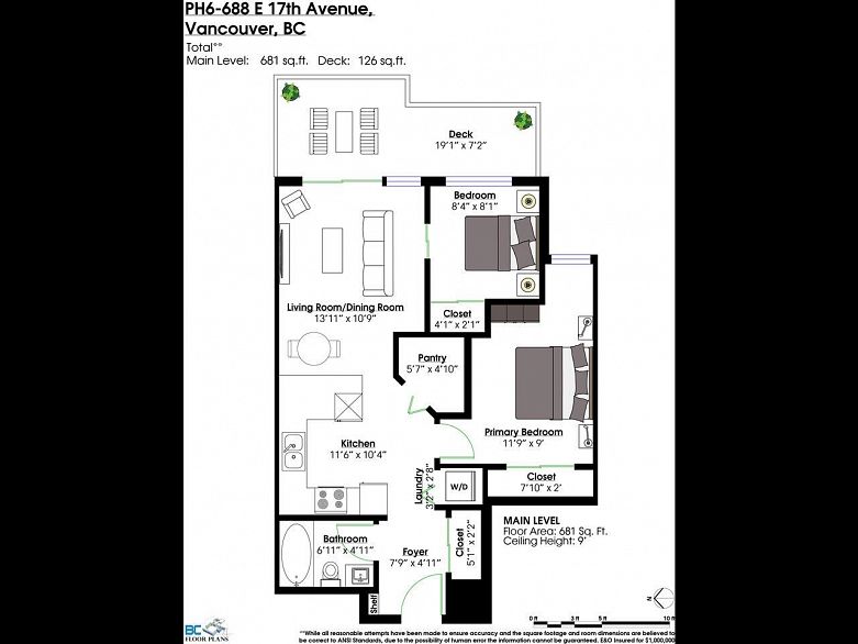 PH6 688 E 17th Avenue