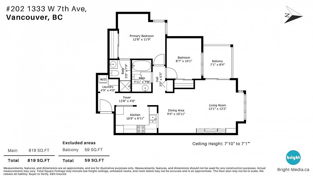 202 1333 W 7th Avenue