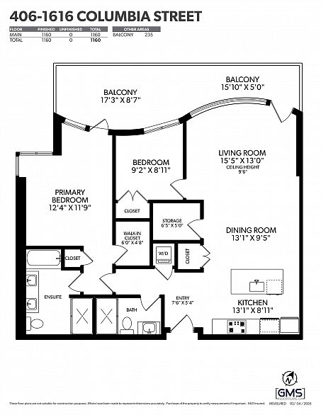 406 1616 Columbia Street