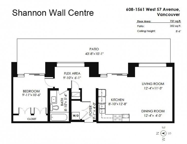 608 1561 W 57th Avenue